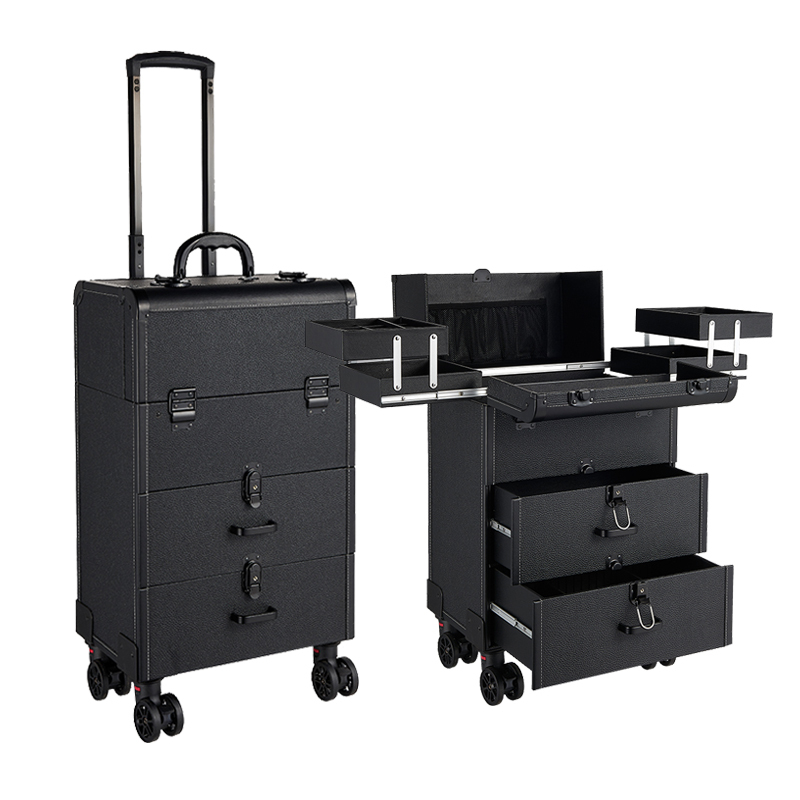 Professional Multi-Functional Multi-Layer Makeup and Beauty Tattoo and Nail Art Door-To-Door Large-Capacity Tool Storage Trolley Case
