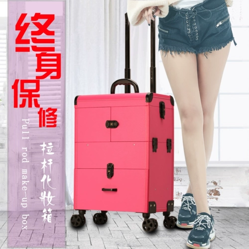 Косметический профессиональный вместительный и большой чемодан, универсальный набор маникюрных инструментов для маникюра