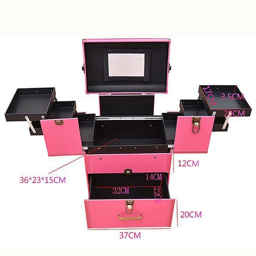 Косметический профессиональный вместительный и большой чемодан, универсальный набор маникюрных инструментов для маникюра