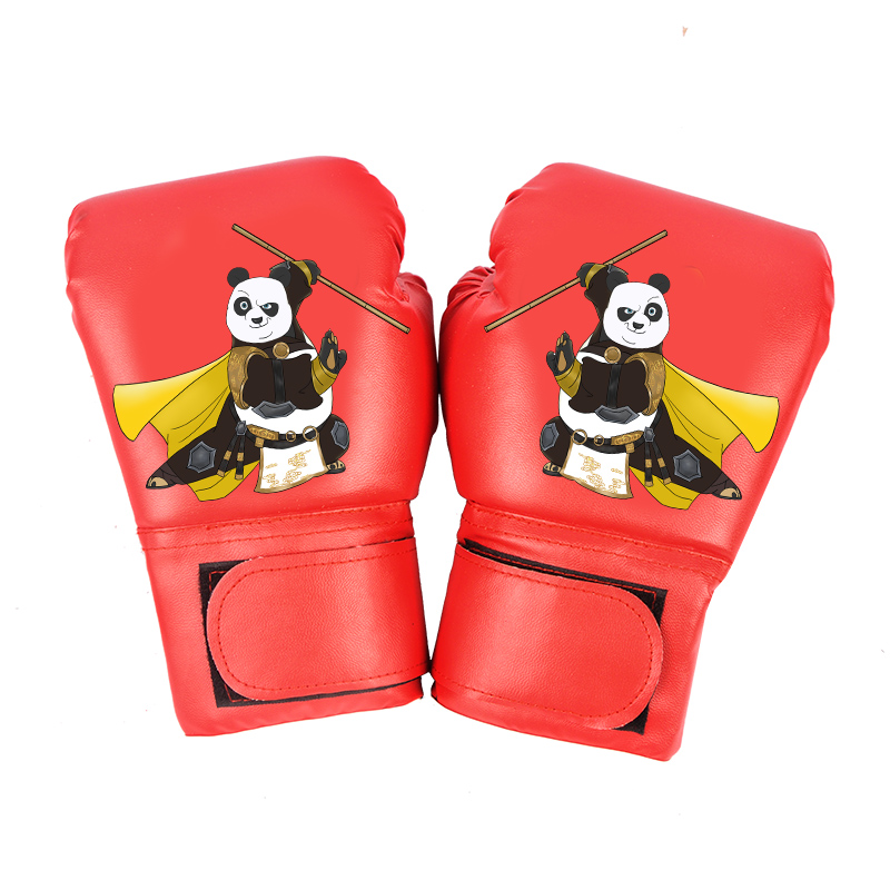 Boxing Gloves Kids Boxing Gloves Adult Taekwondo Sanda Gloves Vertical Punching Bag Set