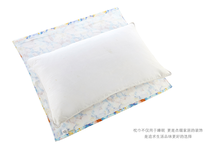 AILANDI phong cách mực in bông gạc khấu trừ thêm gạc khăn mềm và thoải mái gối bao gồm một cặp váy - Khăn gối khăn choàng gối