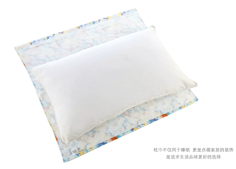 AILANDI phong cách mực in bông gạc khấu trừ thêm gạc khăn mềm và thoải mái gối bao gồm một cặp váy - Khăn gối vỏ gối