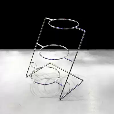 Two-story three-story buffet table hot pot restaurant hotel dry pot seasoning Pickles fruit table food display tray shelf