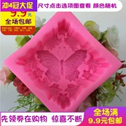 Hoa Bướm Stereo Silicone Fondant Khuôn DIY Baking Cake Trang trí Clay Epoxy Handmade Soap Khuôn