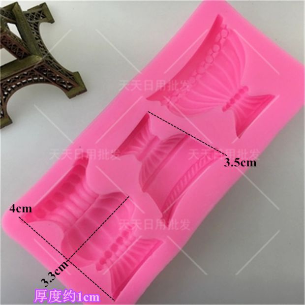 Bình nhỏ fondant silicone khuôn Handmade hương liệu thạch cao thơm sáp mảnh lan tỏa hương thơm đá DIY hoa chậu hoa chậu - Tự làm khuôn nướng khuôn silicon