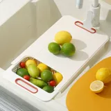 Разделочная доска для фруктов и овощей, сушилка, система хранения, телескопическая универсальная корзина