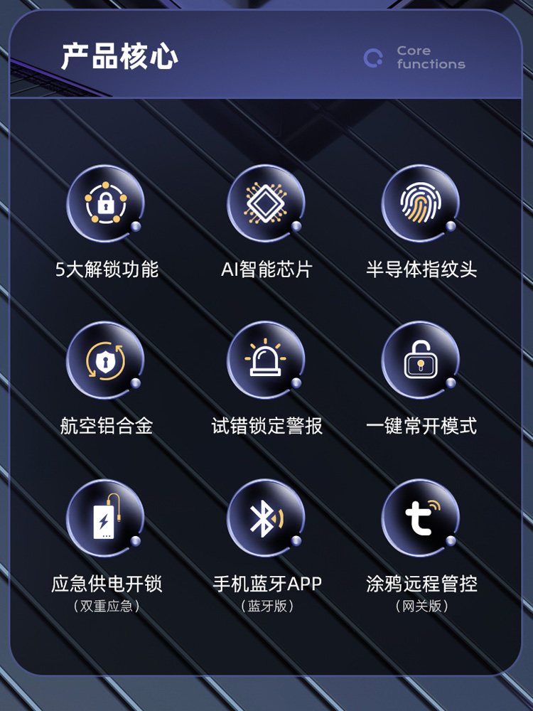 Indoor Room Wooden Door Fingerprint Lock Home Bedroom Door Password Lock Office Apartment Homestay Electronic Smart Door Lock