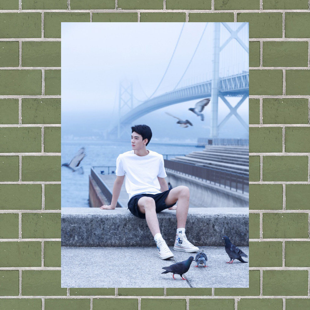 Gong Jun poster ESK169 for a total of 500 full 8 photos A3 photo wall stickup picture Weinker Row perimeter