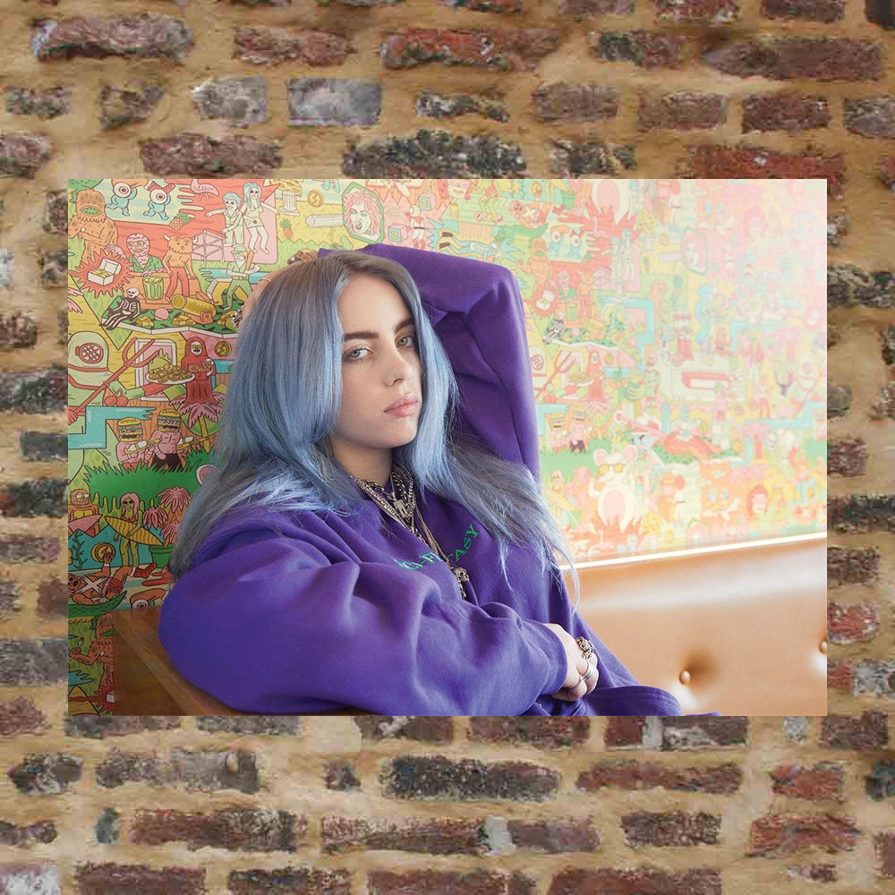 Billie Eilish poster LDP160 Biri surrounding billieeilish poster Billie Elish
