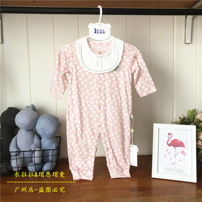 Mùa hè siêu mỏng cho bé sơ sinh tay dài một mảnh romper bé gái cotton romper 0-2 tuổi - Áo liền quần quần áo trẻ sơ sinh