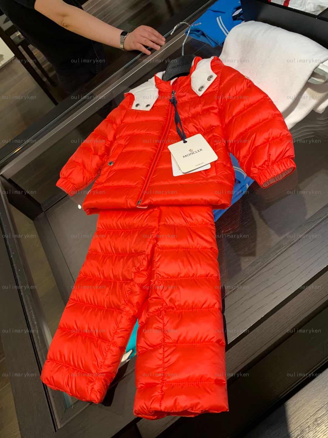 Пуховики 意大利奥莱 moncler 宝宝婴儿羽绒服+羽绒裤套装 18-24个月 2a 3a