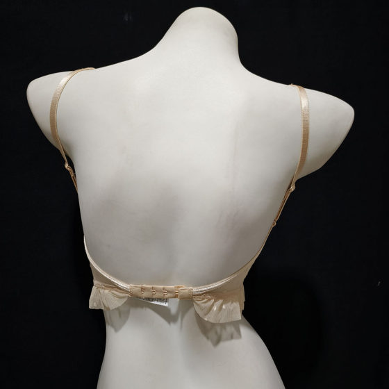 性感鱼骨胸衣上薄下厚小胸聚拢内衣蕾丝薄款平胸吊带美背文胸塑身