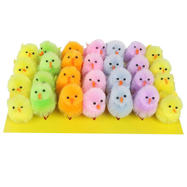 Easter Plush Chicks, Direct Sales from the Manufacturer, Plush Flowers, Plush Birds, Intangible Cultural Heritage Handicrafts, Kindergarten Easter Decorations