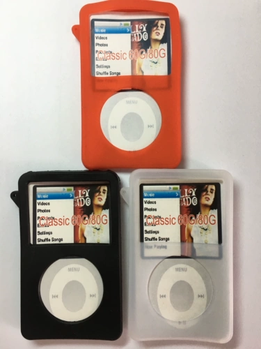 Силиконовый чехол для iPod video30G Защитный чехол Classic80G 120G Тонкий защитный чехол IPC3 поколения 160G