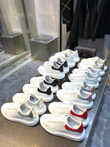 Mcquunda white shoes womens 2021 new leather lovers thick-soled platform shoes increased sports casual shoes burst