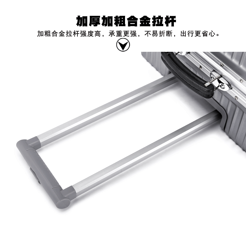 Khung nhôm xe đẩy trường hợp phổ biến bánh xe vali retro đúng góc vali 22 inch 20 nam mật khẩu hộp 24 hộp da - Va li vali mini