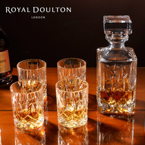 royal doulton royal doulton crystal glass whiskey glass bottle set European style import