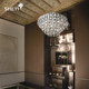 Italian Giogali Modern Light Luxury Restaurant Handmade Glass Chandelier Bedroom Bar Cloakroom Entrance Lighting Fixtures