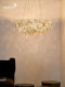 Italian Lolli&Memmoli Italian-Style Light Luxury Czech Crystal Villa Living Room Dining Room Round Table Semi-Circular Chandelier