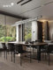 Italian Luce Orizzontale Modern Light Luxury Long Crystal Glass Dining Room Chandelier Minimalist Bar Counter Lamp