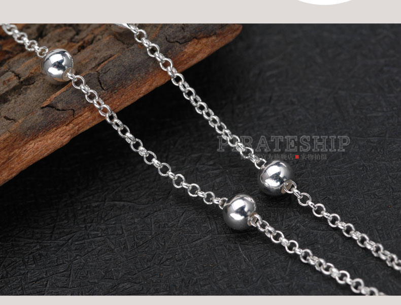 Bracelet de cheville Femme PIRATESHIP    en Argenterie - Ref 3104870 Image 13