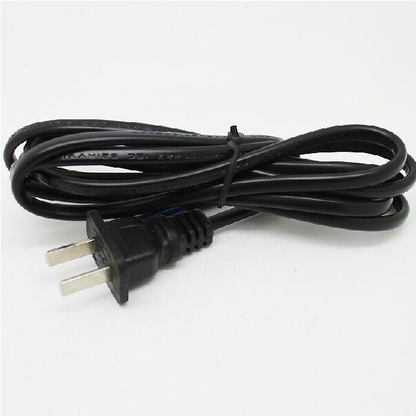 diy black LED table lamp power cord 0 75 national standard plug line two-plug 2-core three-plugging 3-core host electric cooker
