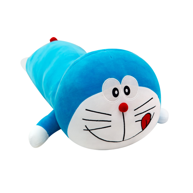 Doraemon Doll Ding Dong Cat ນອນໝອກສີຟ້າຜູ້ຊາຍໄຂມັນ Plush Toy Rag Doll ຂອງຂວັນວັນເກີດຂອງເດັກນ້ອຍສໍາລັບແມ່ຍິງ