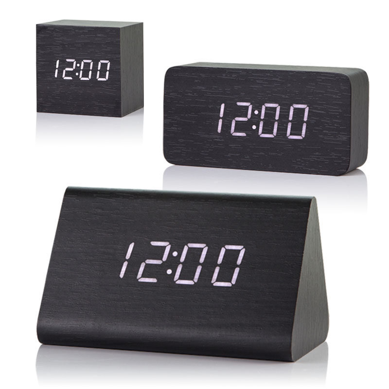 European alarm clock Creative student mute bed clock Luminous children lazy fashion electronic clock Bedroom clock