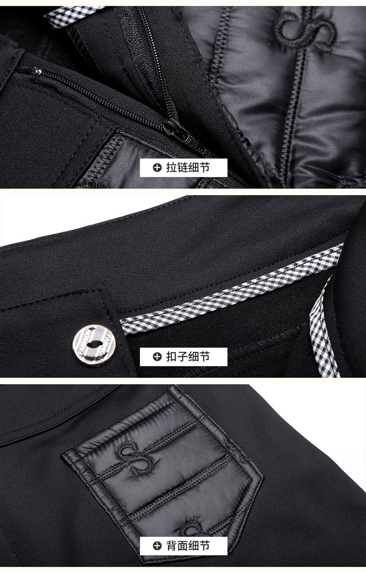 Quần short mùa đông 2018 mới cho nữ mùa đông mặc mùa thu đông Các mẫu quần short nữ trung niên cộng với cotton cộng với quần short cotton dày nhung quần short nữ thời trang