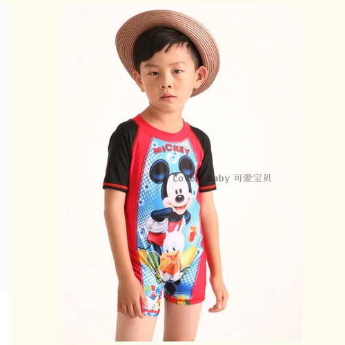 Детский пляжный купальник подходит для мужчин и женщин для плавания, шорты, короткий рукав