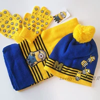 3-8-летняя синяя маленькая желтая слоя перчатка