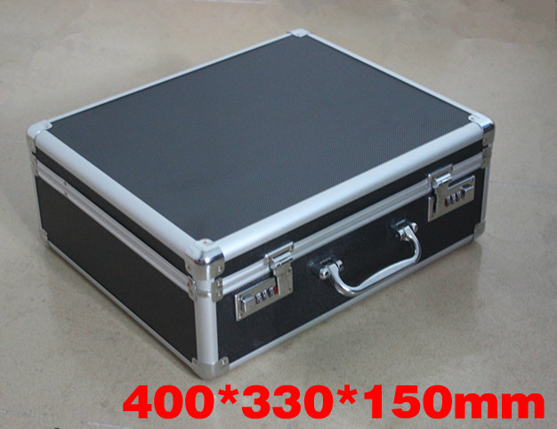 Aluminum alloy box handbag lock Hardware toolbox Display box Document box Electronic reception box 07