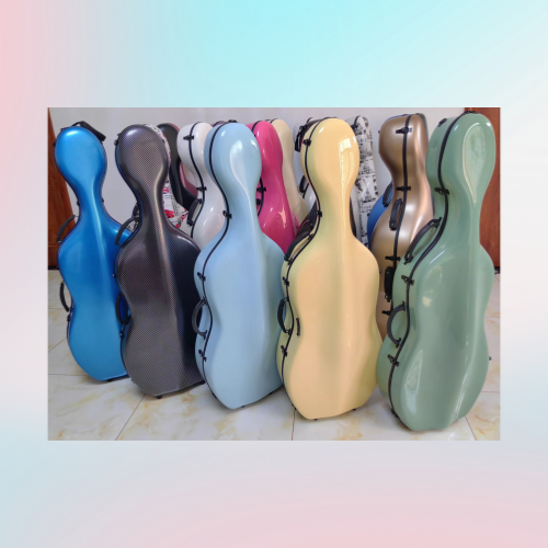 チェロボックス航空ボックス超軽量カーボンファイバー3/4 4/4ユニバーサルは輸送のために飛行機に持ち込むことができ、圧力と落下に強く、防雨性があります。