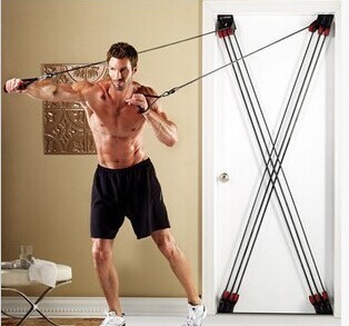 X-type fitness resistance rope pluripotent household tensile system elastic belt fitness male training belt