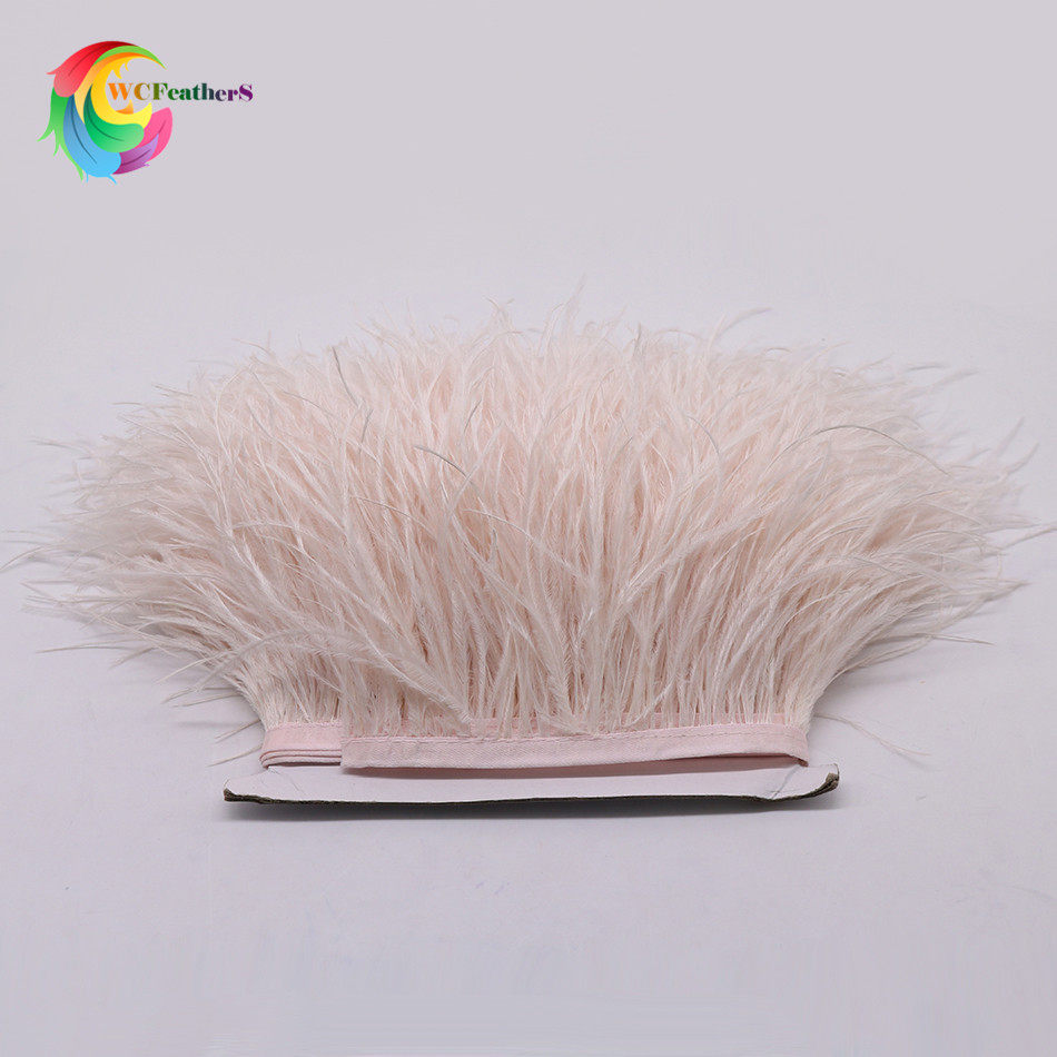 Warm Album Feather Ostrich Wool Cloth Side Feather Flower Side Performance Skirt Hem Accessories Silk Spot 50cm One hot pin