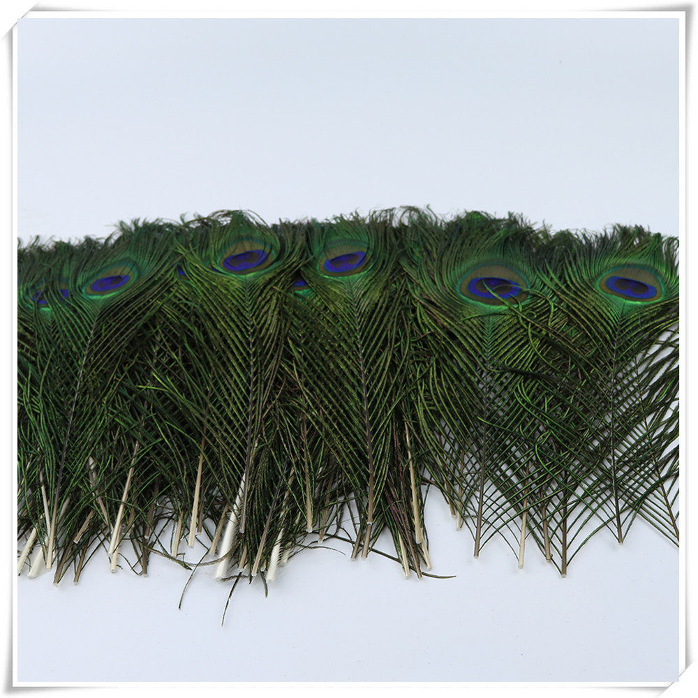 Warm book feather imported peacock hair big eyes diy jewelry accessories vase decoration 10pcs