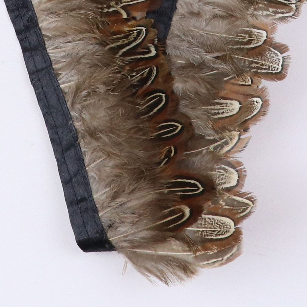 Wen book feather DIY chicken feather poultry wool cloth with chicken feather lace feather cloth skirt 1 meter a hot seller