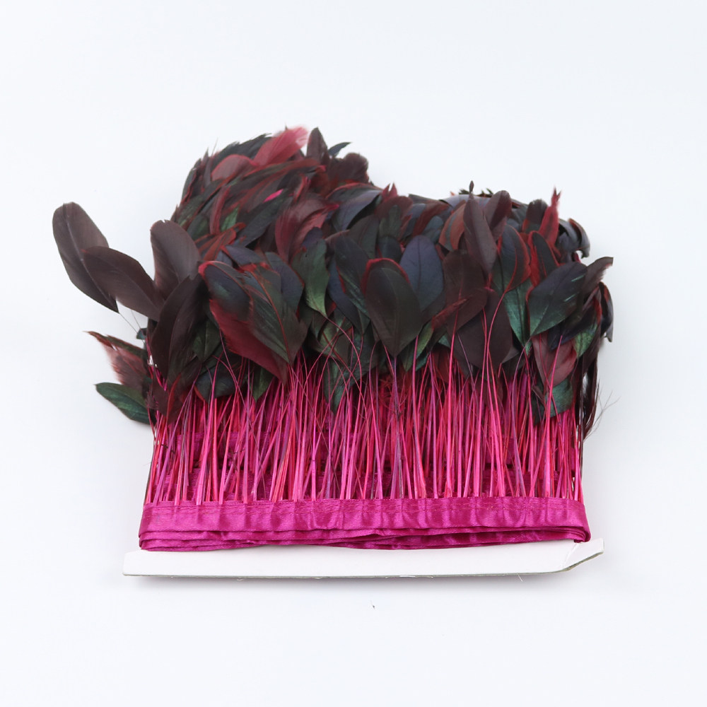 Rooster Fur Ripping Black Tail Cloth Side Clothing Skirt Accessories Accessories Accessories Hat Decoration DIY Feather Handcraft Gift Hem Accessories