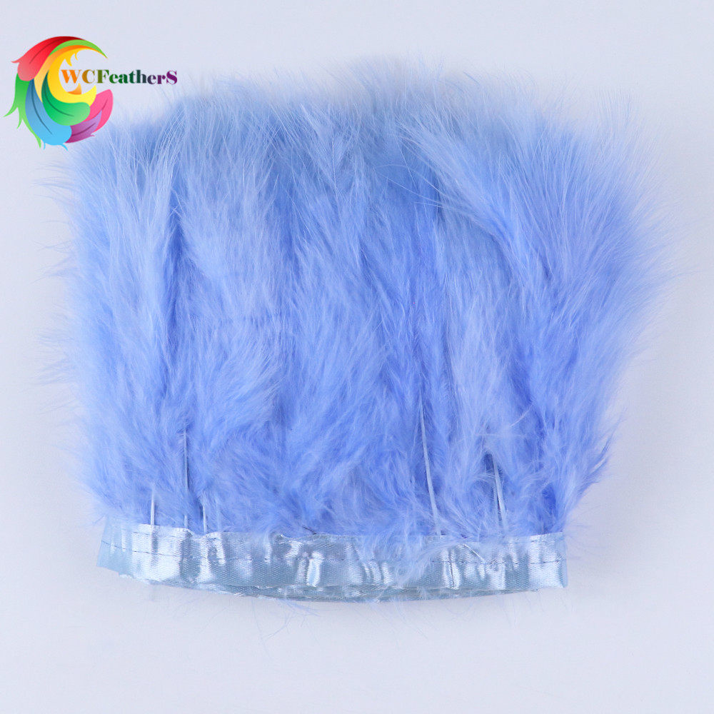 New imported turkey wool cloth with full velvet lace skirt clothing accessories multi-color spot 2 meters light blue
