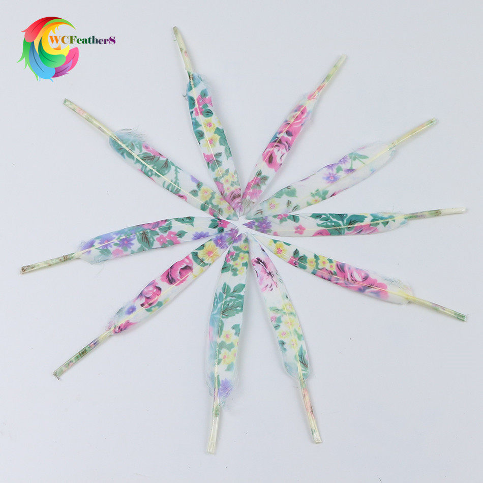DIY ornament accessories Colour goose hair printed pattern small straight knife Handicraft clothing accessories 50 only a pack