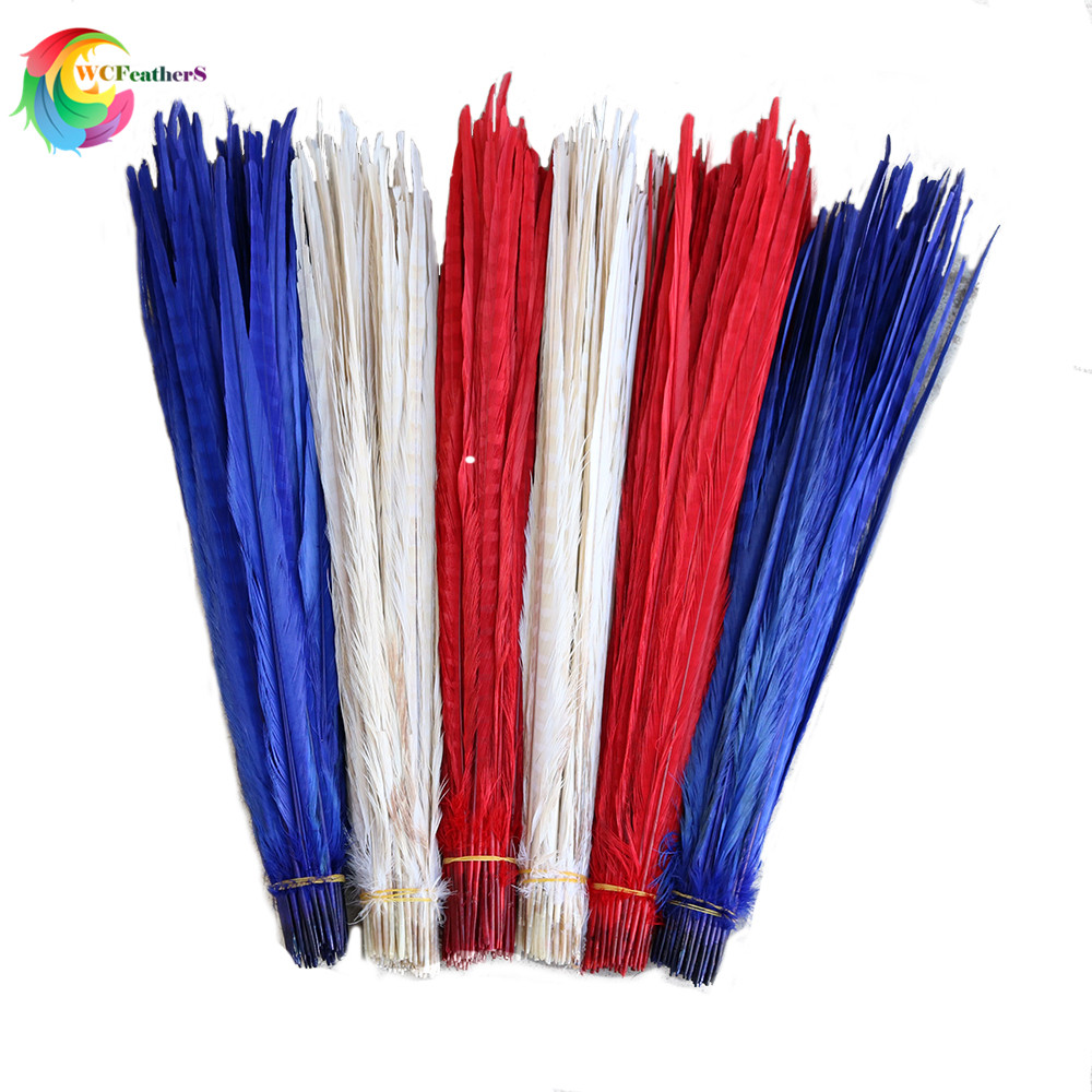 Wen book feather hot-selling dyed mountain chicken tail 50 to 55 cm stage performance props film and television drama shooting