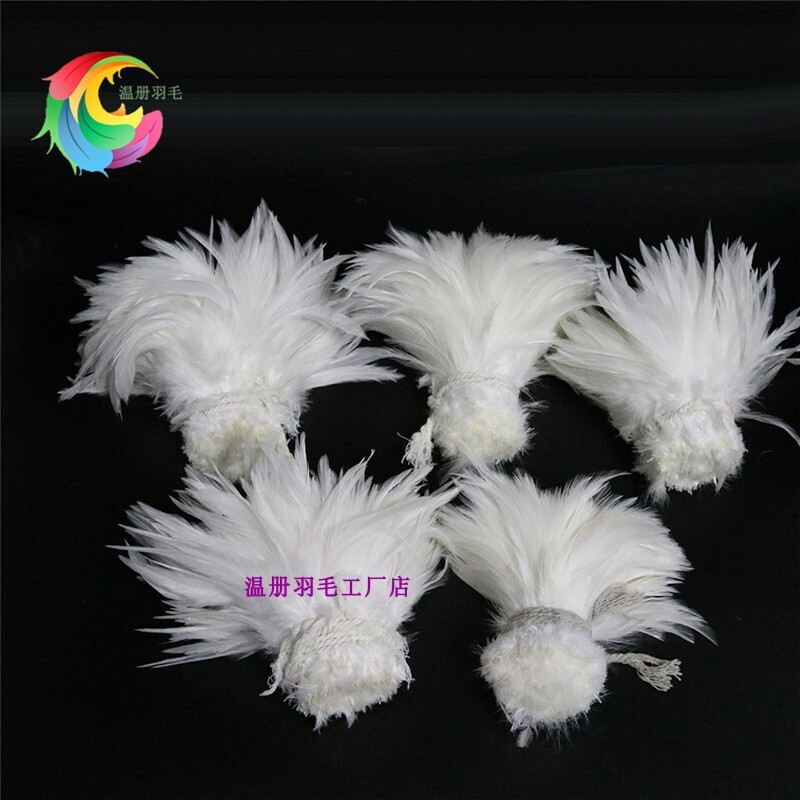 Hot-Selling White Pointed Chicken Feathers for Crafts, DIY Dream Catchers, One Bundle of 800 Pieces