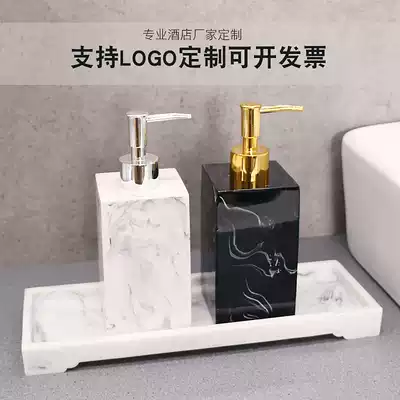 Hot sale Hotel hand sanitizer bottle bottle soap dispenser creative European emulsion Bottle shampoo shower gel Press