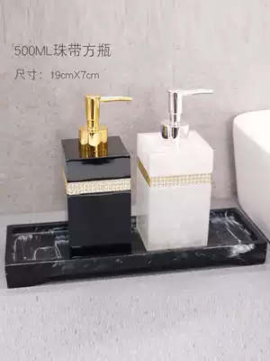 European lotion bottle hand sanitizer bottle Hotel beauty shop shampoo sub-press bottle shower Dew bottle soap dispenser