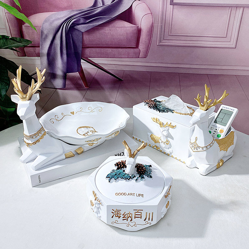 Eurostyle Creative Fruit Pan Nordic Home Living Room Tea Table Candy Tray Resin Containing Pan Mesh Red Light Extravaganza