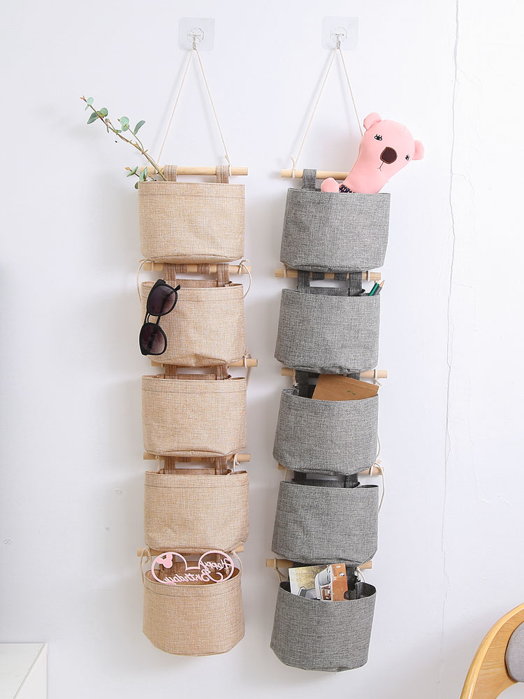 Underwear containing hanging bag door rear collecting bag wall hanging debris collection bag student Dormitory containing theiner storage bag-Taobao