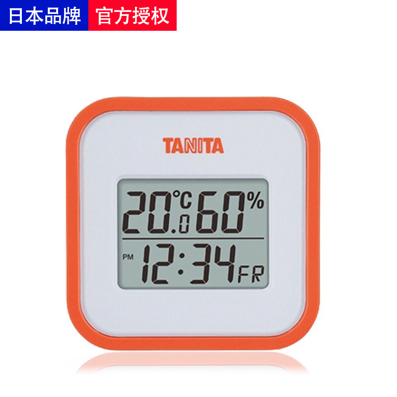 Japan TANITA Bilida Home Temperature Humidity Meter Indoor baby room Vertical clock temperature Table TT-558