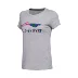 Áo thun nữ Li Ning mùa hè 2018 nữ cotton cổ tròn lớn LOGO ngắn tay chạy bộ sơ mi thể thao giản dị áo thun tập gym nữ Áo phông thể thao