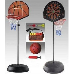 High-end household dual-function basket, backboard (basketball, magnetic dart)