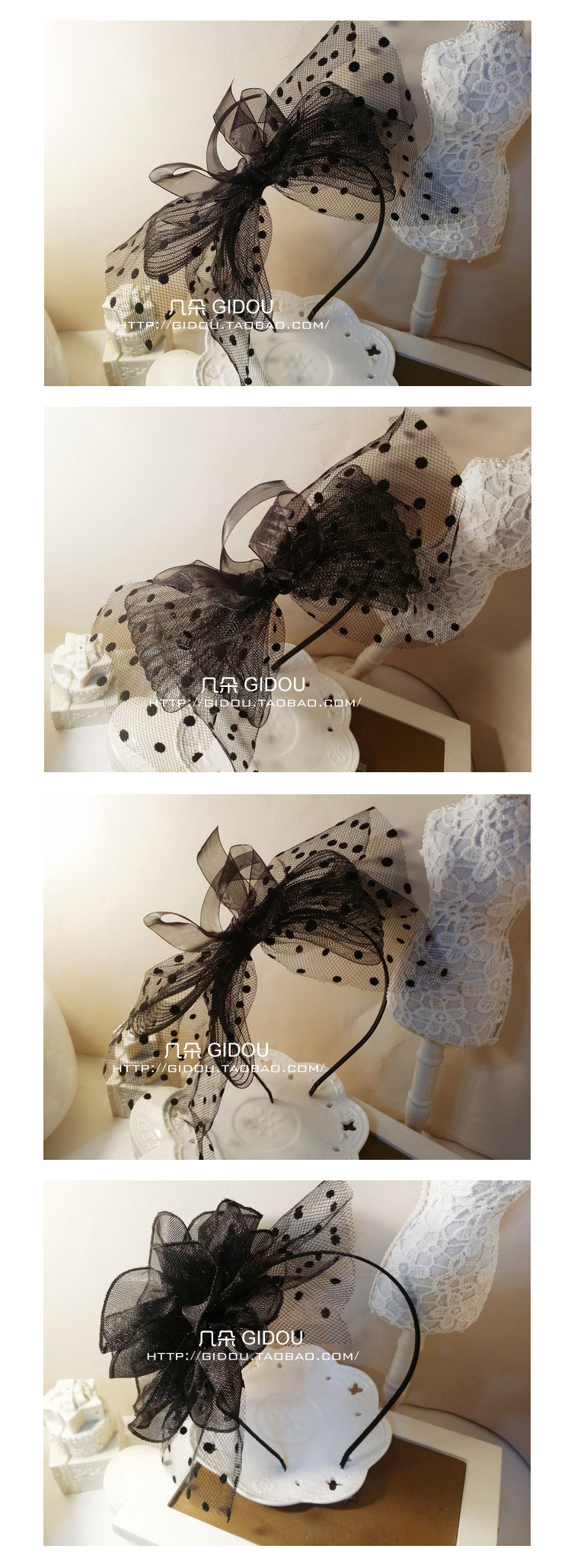 Accessoire coiffure en dentelle - Ref 1199728 Image 14